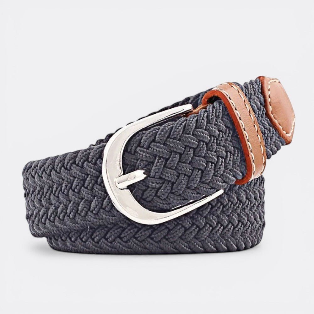 Ceinture Tissée Femme - Gris 2.5cmX100cm | Le monde de la ceinture