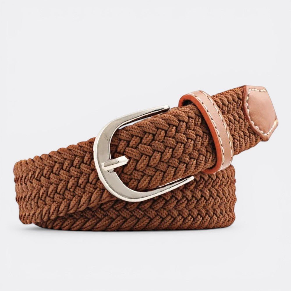 Ceinture Tissée Femme - Marron 2.5cmX100cm | Le monde de la ceinture