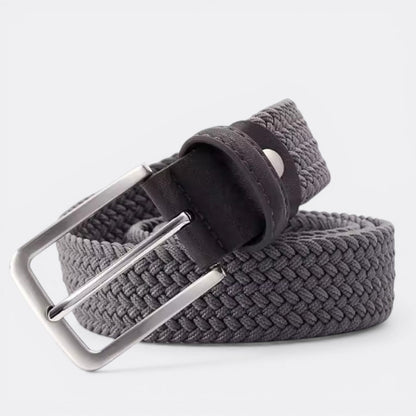 Ceinture Tissée - Gris 100cm | Le monde de la ceinture