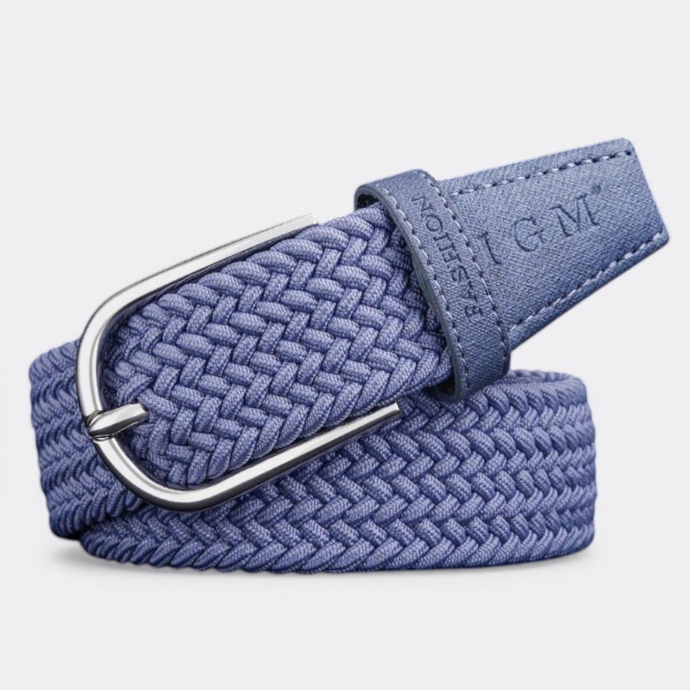 Ceinture Tissée Mixte - Bleu 100cm | Le monde de la ceinture