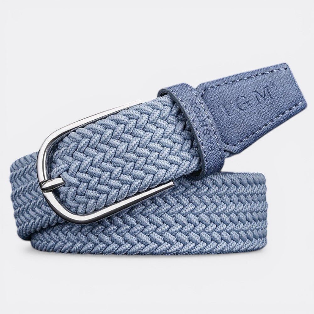 Ceinture Tissée Mixte - Bleu Ciel 100cm | Le monde de la ceinture