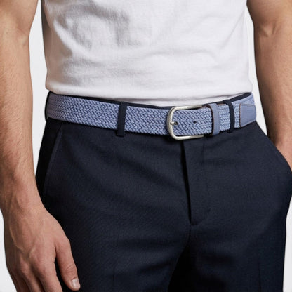 Ceinture Tissée Mixte - Bleu Marine 100cm | Le monde de la ceinture