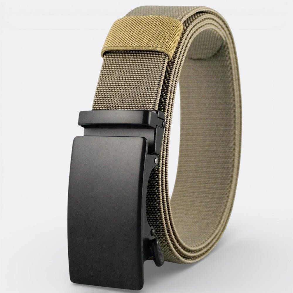 Ceinture Tissu Ajustable - Doré 115cm | Le monde de la ceinture