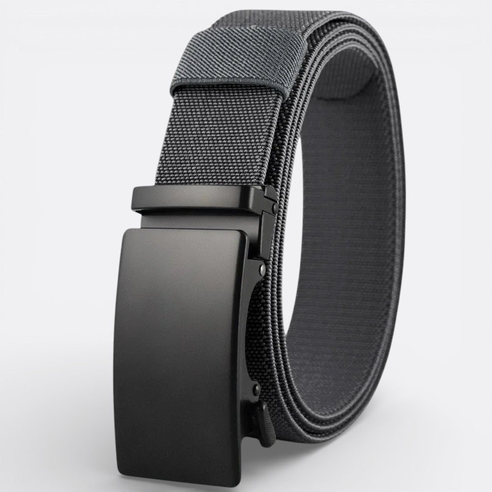 Ceinture Tissu Ajustable - Gris 115cm | Le monde de la ceinture
