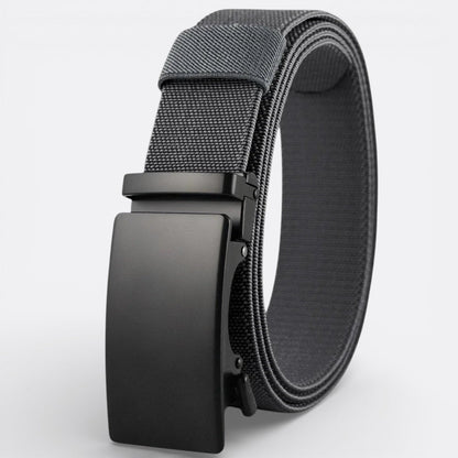 Ceinture Tissu Ajustable - Gris 115cm | Le monde de la ceinture
