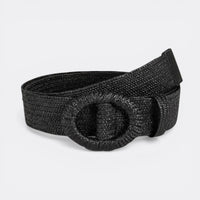 Ceinture Tissu Femme Été - Noir 100cm | Le monde de la ceinture