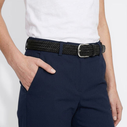 Ceinture Tressé Homme - White 3.3cmX110cm | Le monde de la ceinture