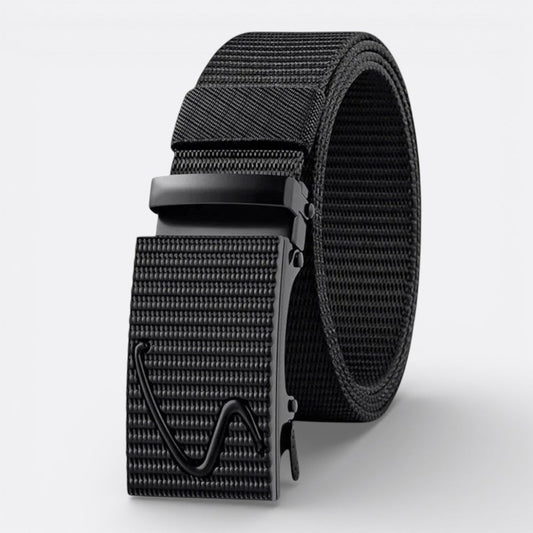 Ceinture Tressé sans Trou - Noir 100cm | Le monde de la ceinture