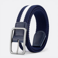 Ceinture Tricolore - Bleu Blanc 110cm | Le monde de la ceinture