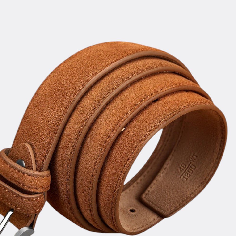 Ceinture Velour Homme - Bordeaux 100cm | Le monde de la ceinture