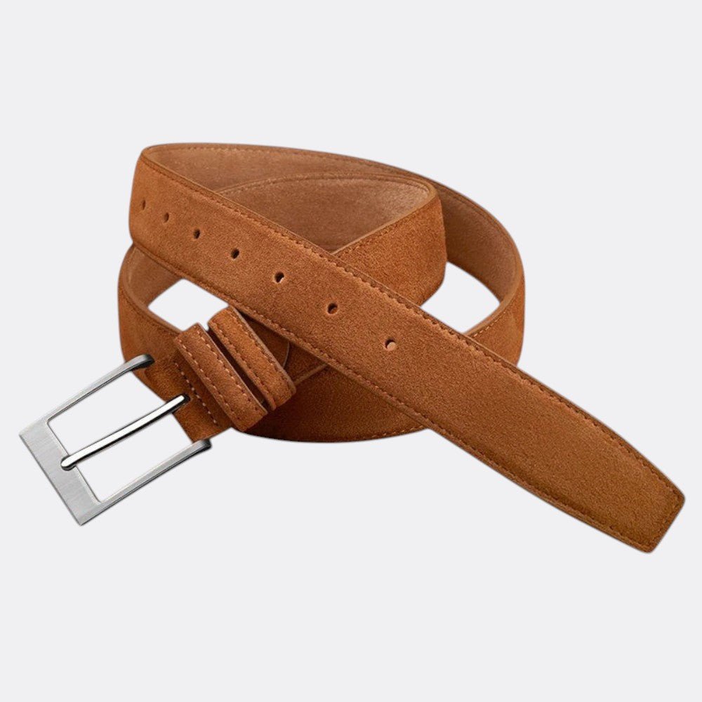 Ceinture Velour Homme - Bordeaux 100cm | Le monde de la ceinture