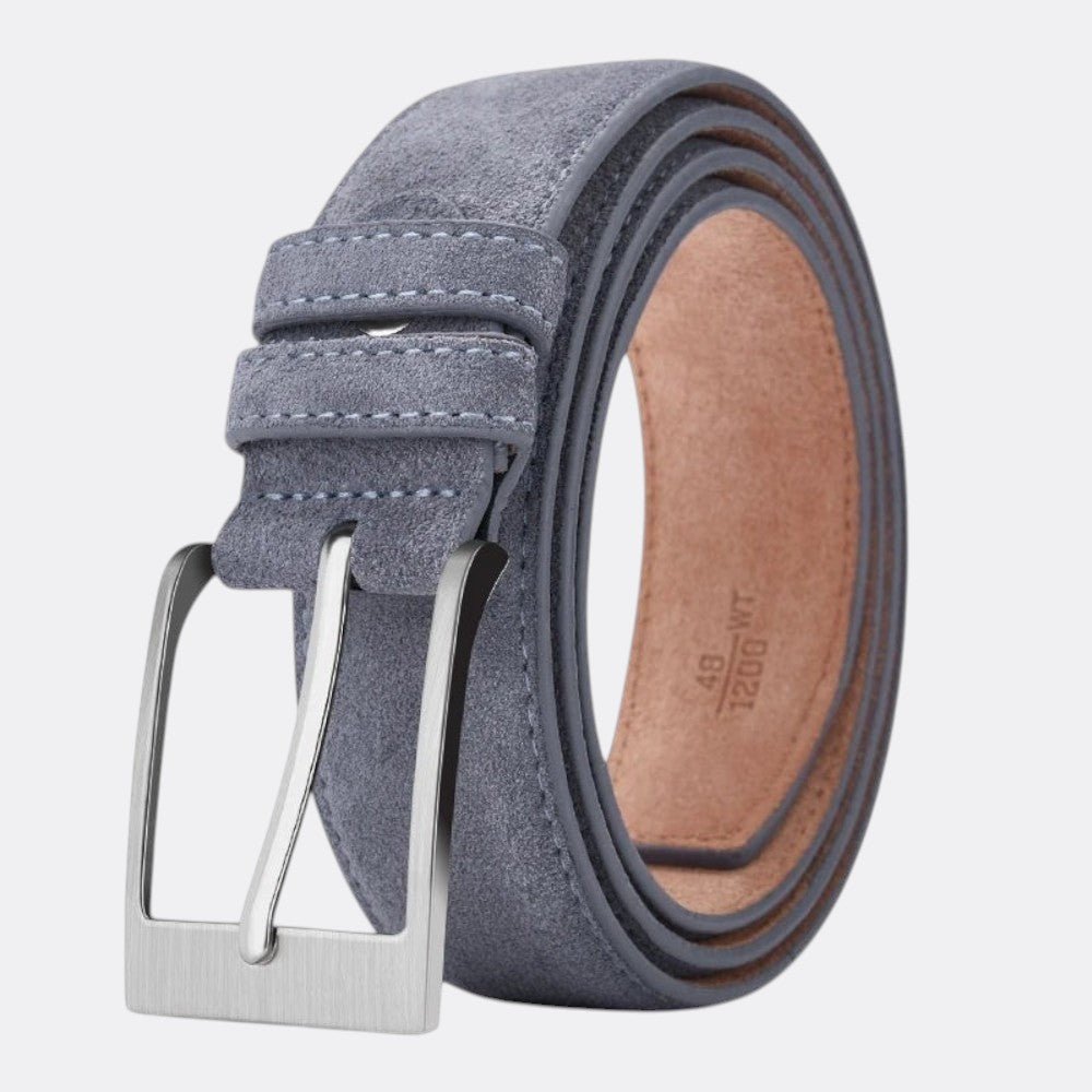 Ceinture Velour Homme - Gris Foncé 100cm | Le monde de la ceinture