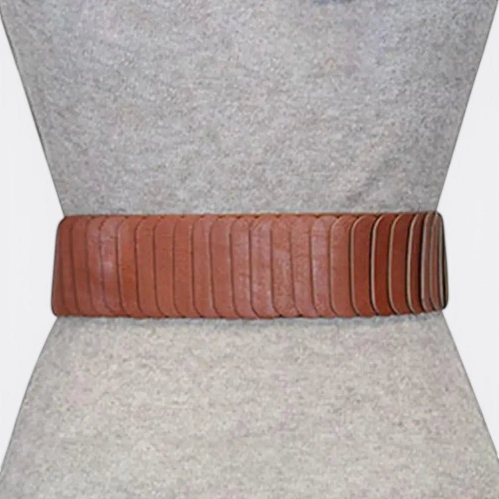 Grosse Ceinture Cuir Femme - Blanc | Le monde de la ceinture