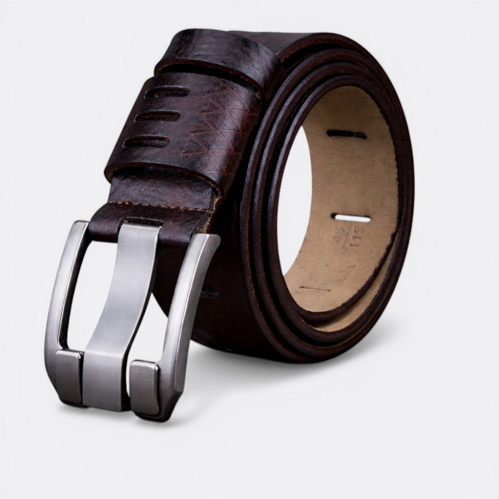 Grosse Ceinture Homme - Marron Foncé 110cm | Le monde de la ceinture